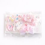 Kitty Bloom Kawaii Rubber Band Set