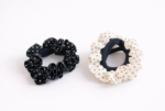 Polka Puff Scrunchie Duo