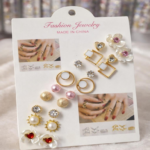 Sweet Charm Stud Earring Set
